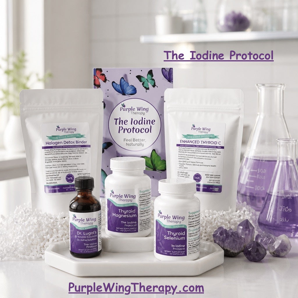 Purple Wing Therapy Iodine Mineralizing Mouth Wash & Tooth Powder