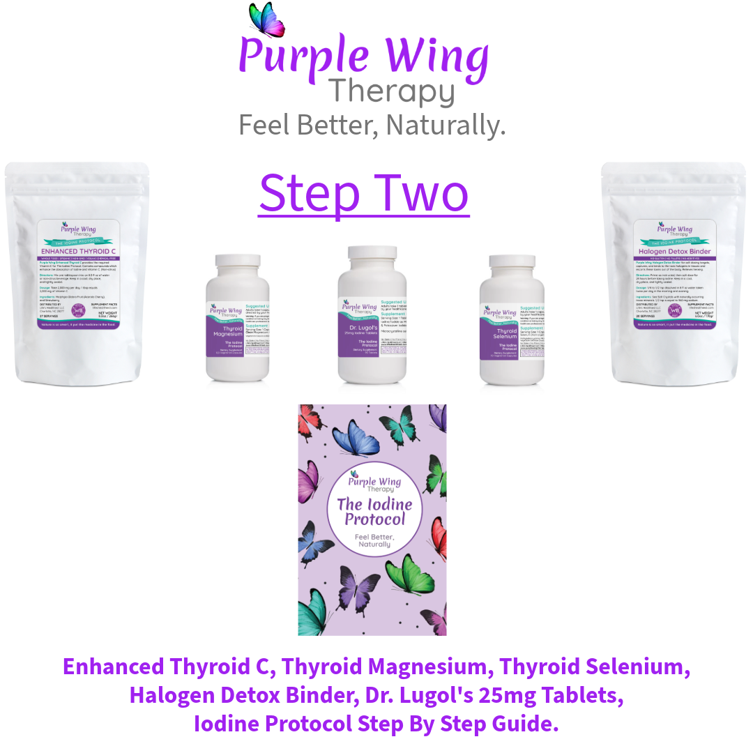 Purple Wing Therapy Iodine Protocol Starter Kits (8 Week Programs]
