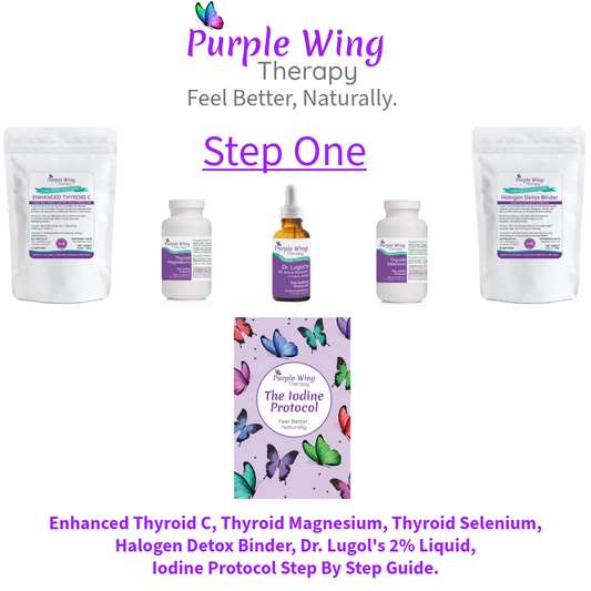 Purple Wing Therapy Iodine Protocol Starter Kits (8 Week Programs]