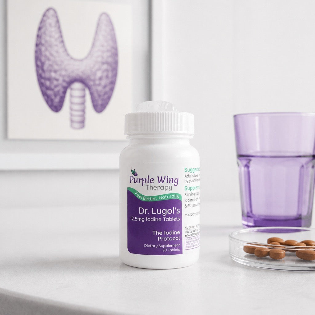 Purple Wing Therapy Dr. Lugol's 12.5 mg Iodine 90 Tablets (The Iodine Protocol)