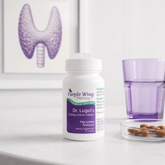 Purple Wing Therapy Dr. Lugol's 12.5 mg Iodine 90 Tablets (The Iodine Protocol)