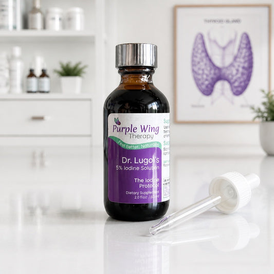 Purple Wing Therapy Dr. Lugol's 5% Iodine Solution 2.0 fl oz 60ml (The Iodine Protocol)