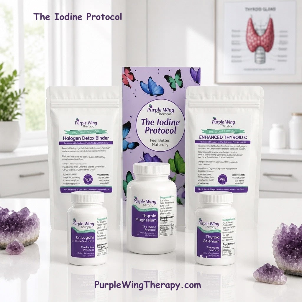 Purple Wing Therapy IODINE PROTOCOL KIT (8 Week Program]